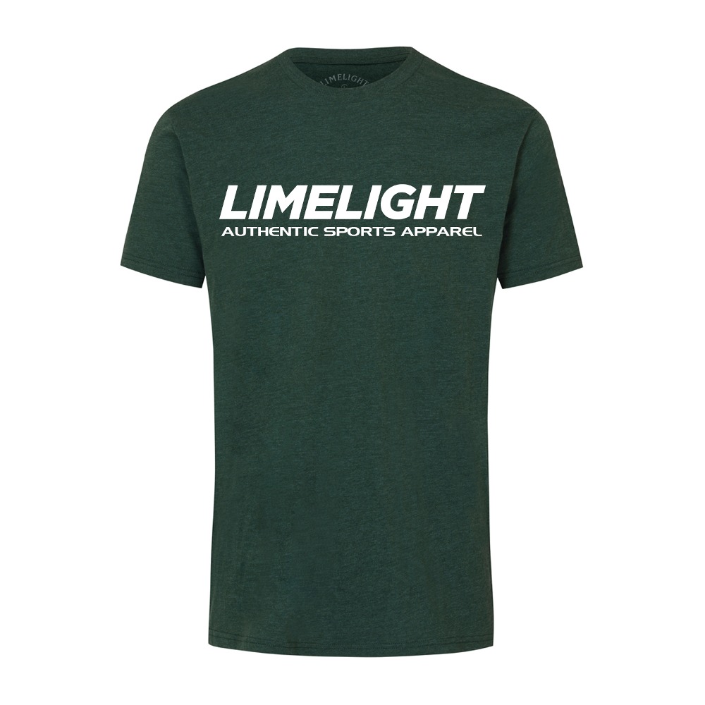 LIMELIGHT T-SHIRT (GREEN MELANGE/WHITE)